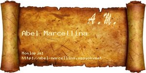 Abel Marcellina névjegykártya